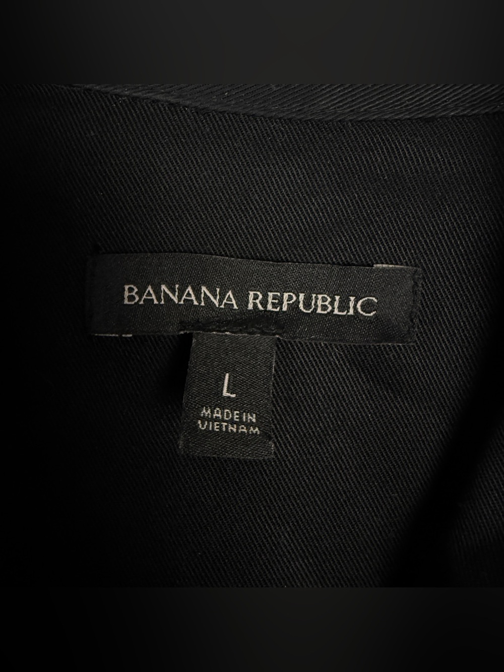 Banana Republic Tencel Black Button Shirt Dress - Picture 4 of 5